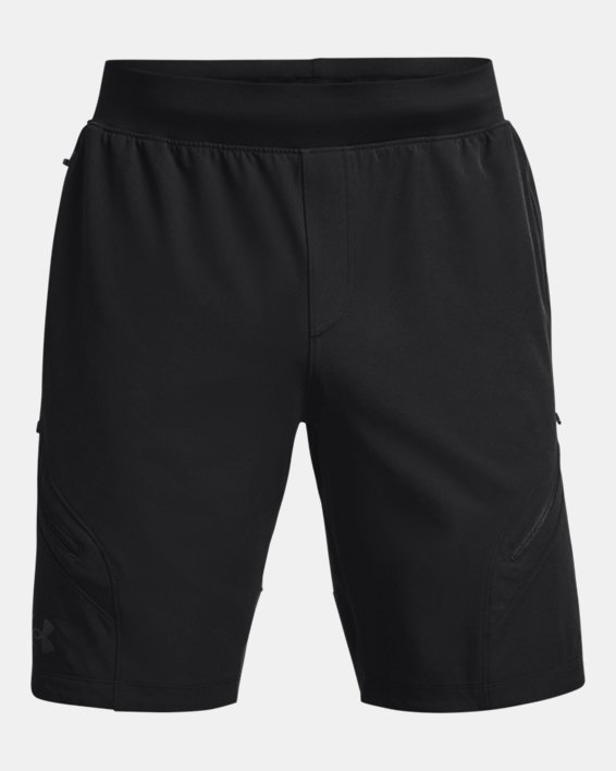 Men's UA Unstoppable Cargo Shorts, Black, pdpMainDesktop image number 5